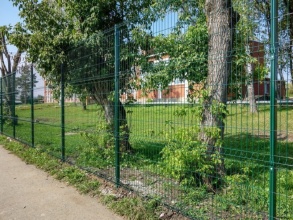 3D заборы для школы 90 метров фото в Боброво
