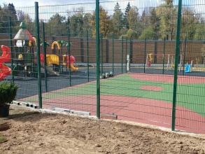 Забор на детскую площадку 50 метров фото в Боброво